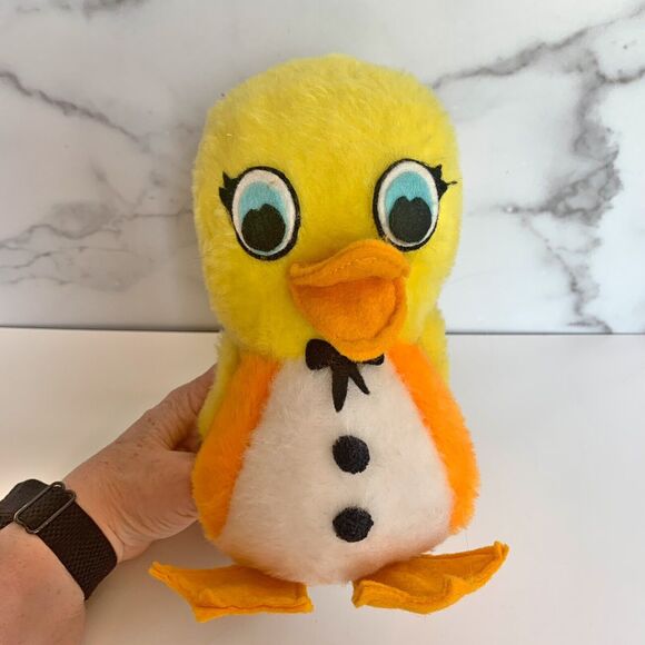 Vintage Cuddle Toys Douglas Plush Candy Corn Duck Pride Of America 9 Inch - Picture 8 of 11